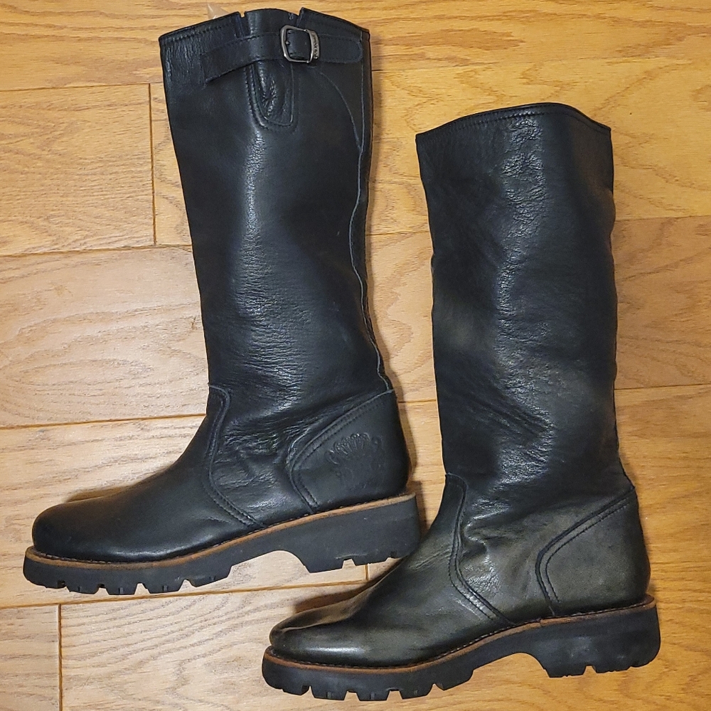 Women’s Blackstone Goodyear Welt Black Leather Boots AW-15, Size 39 - Picture 3 of 6